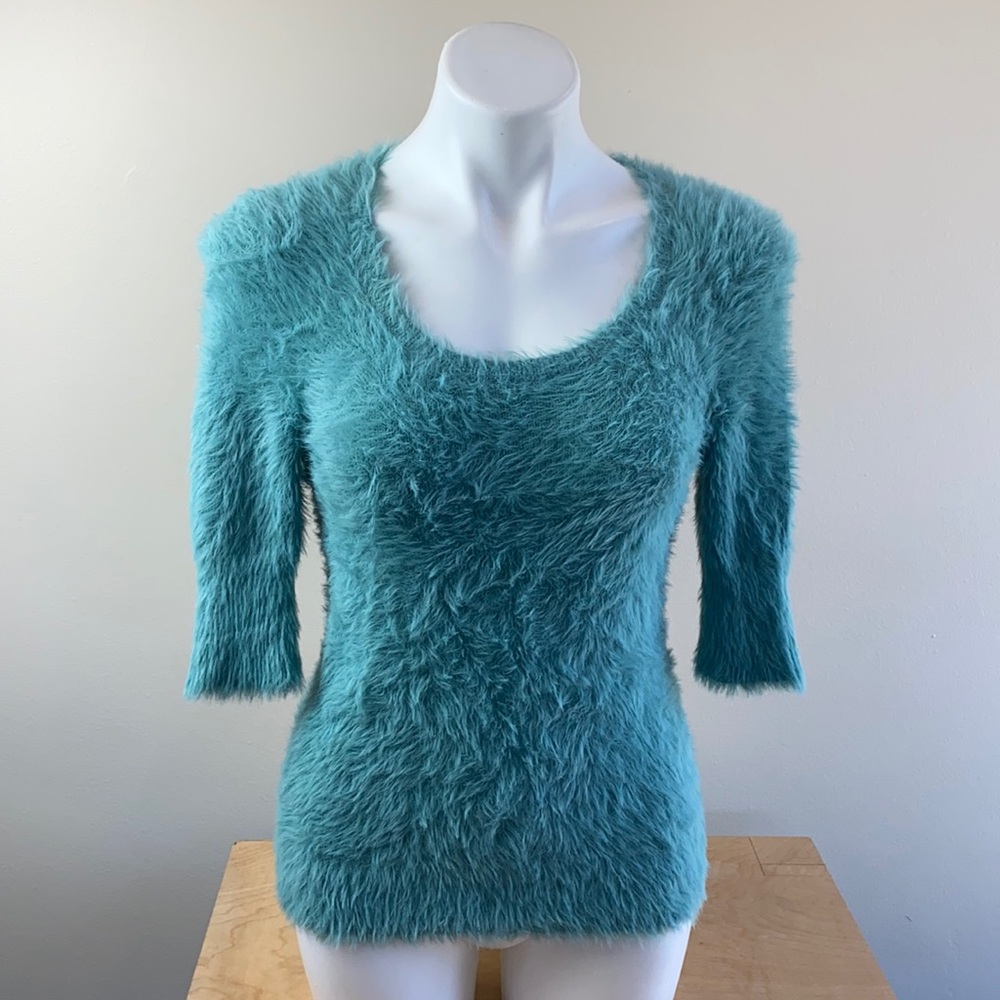 Knitted & Knotted Fuzzy Top